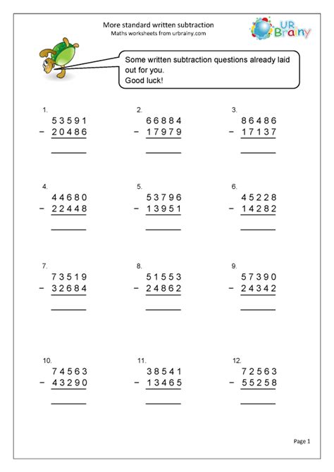 4 digits subtraction|subtracting more than 4 digits.